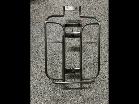 This is a pictorial representation of a lambretta s3 rear rack spare wheel holder