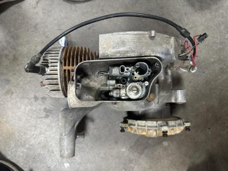 This is a visual record of a vespa sears blue badge parts