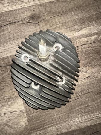 This is a shot of a vespa p200 head