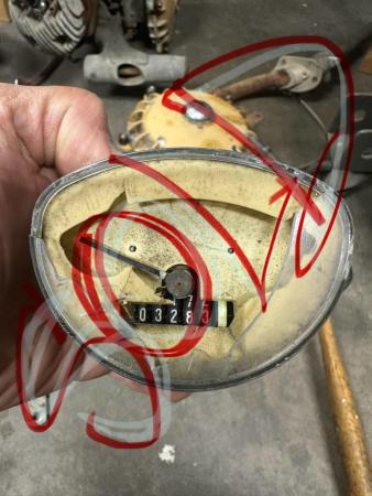 This is a visual of a sears blue badge speedo sold
