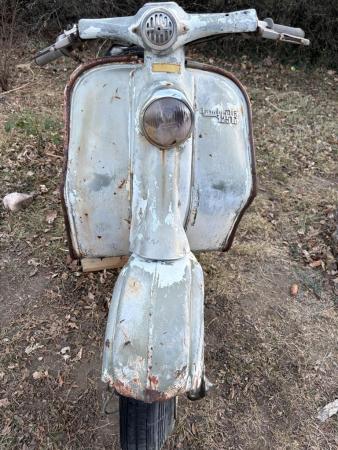 This is a visual record of a lambretta ld125 parts bike