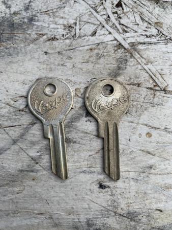 This is a shot of a pair of vespa keys