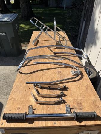 This is a representation of a p200 crashguards and rack