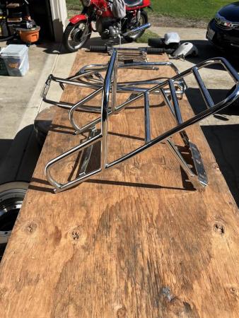 This is a visual of a sold p200 crashguards and rack