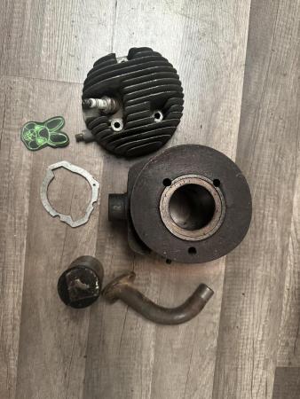 This is a visual record of a vespa allstate 125cc topend 