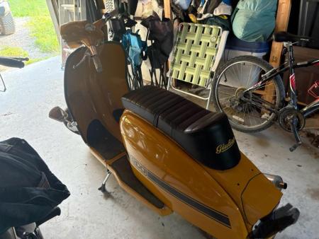 This is a shot of a 1975 lambretta jet 200/225