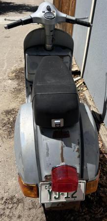 This is a still of a 1980 vespa p200e  for sale