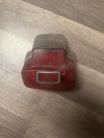 This is a still of a vespa tail light 60’s 
