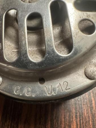 This is a photograph of a vespa rally200 horn 
