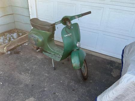 This is a depiction of a vespa 90