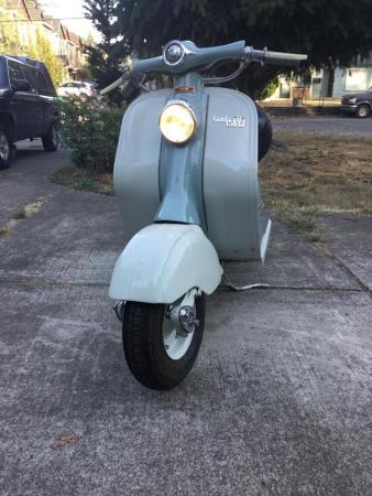This is a visual record of a 1958 lambretta ld150 