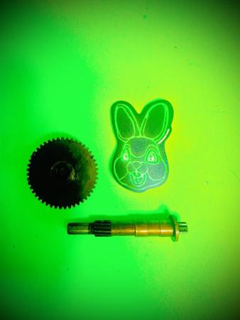 This is a photograph of a vespa rally200 autolube gears