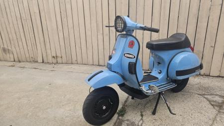 This is a still of a 80 p200e with malossi 210cc