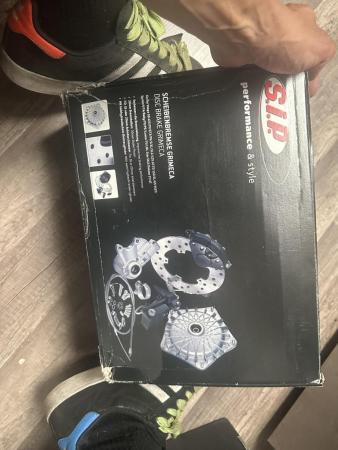 This is a representation of a disc brake grimeca kit