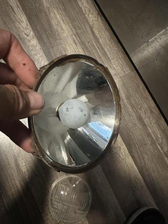 This is a snapshot of a vespa cev lense and reflector