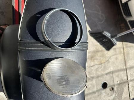 This is a snapshot of a headlight not sure what model but smaller then rally